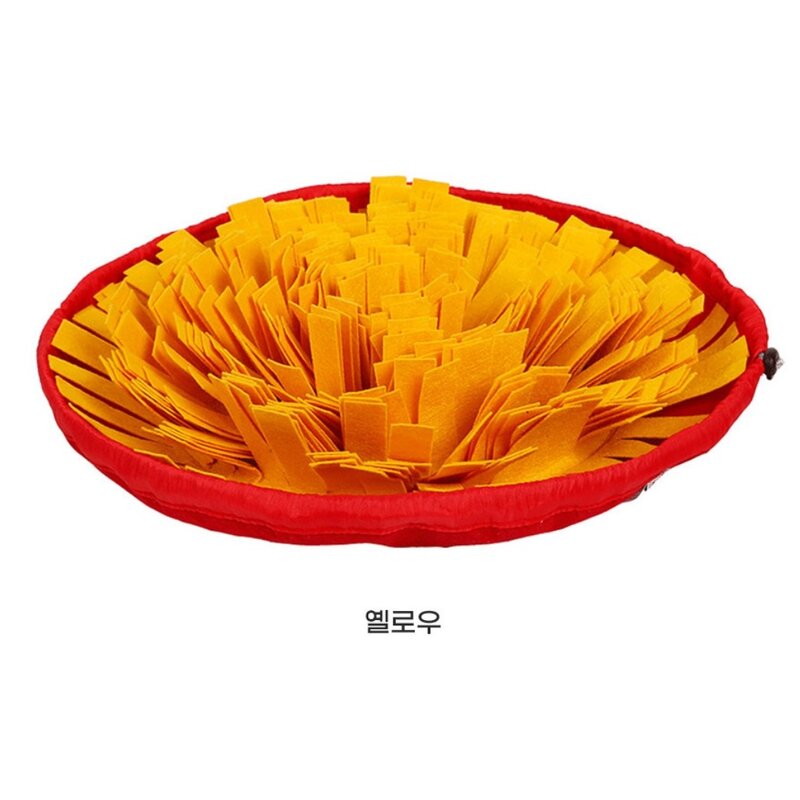 2단형 강아지 노즈워크 분리불안 장난감 훈련용품 스너플매트 반려용품, 1개, 그린