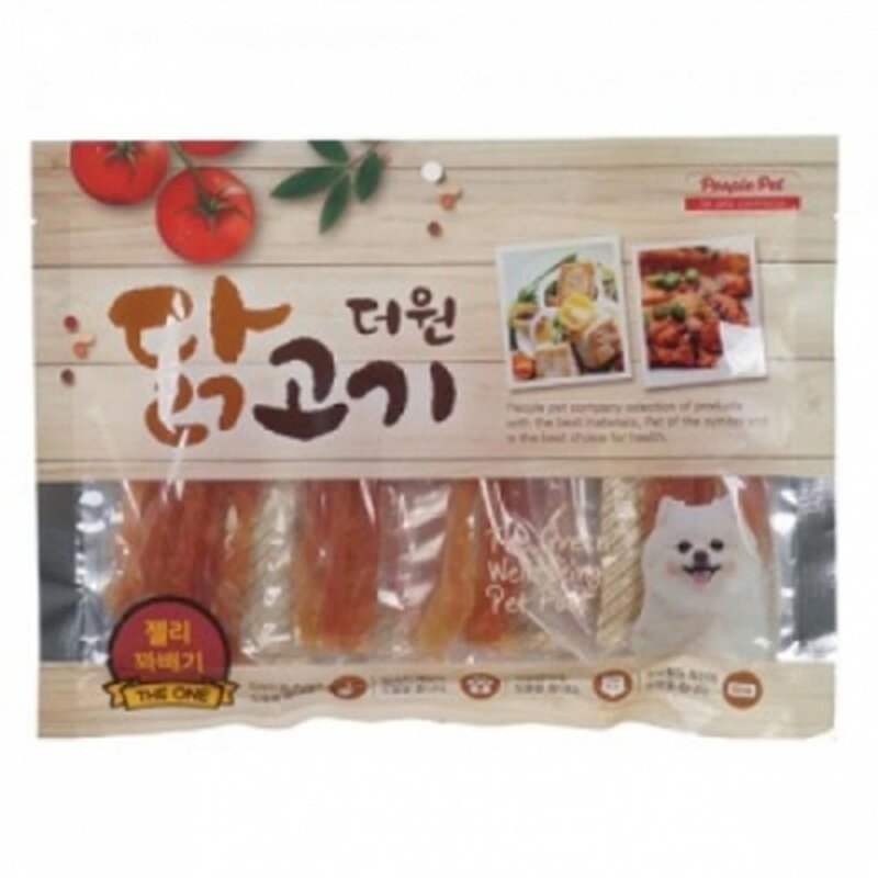 맛있는 반려견 간식 젤리꽈배기 300g 강아지육포간식 애완견육포 애견간식