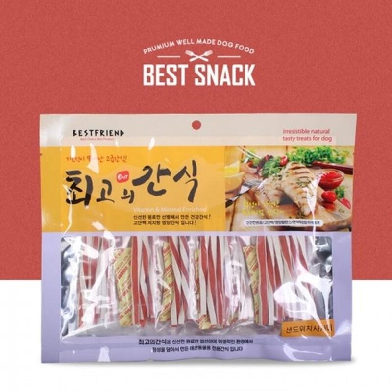 고단백 콜라겐 닭고기 반려견 간식 400g 강아지육포