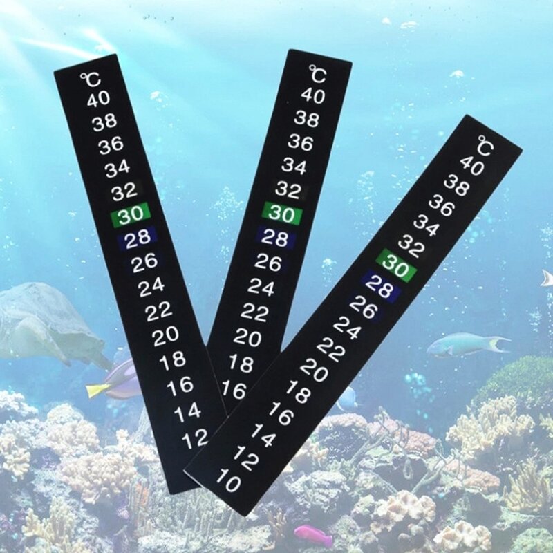 어항 수족관 붙이는스티커온도계 온도변화스티커온도계 방수온도계
