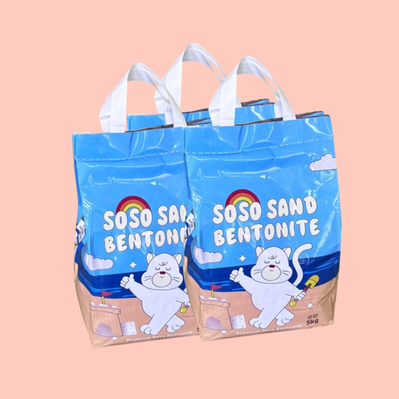 갓성비 소소샌드 벤토나이트 고양이 모래 15kg 무향(5kg*3개입)