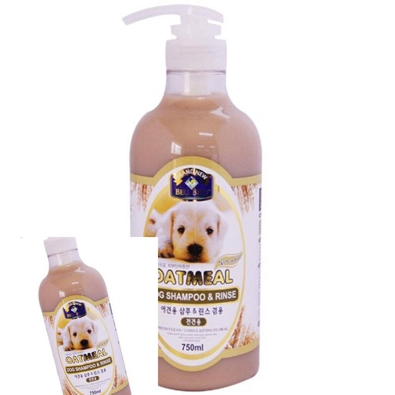 MF04 오트밀 샴푸린스 750ML 펫샴푸 애견미용샴푸 동물샴푸