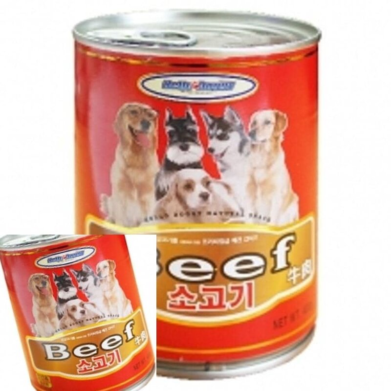 MF04 소고기캔400G 노령견간식 건강한재료강아지간식 맛있는강아지간식