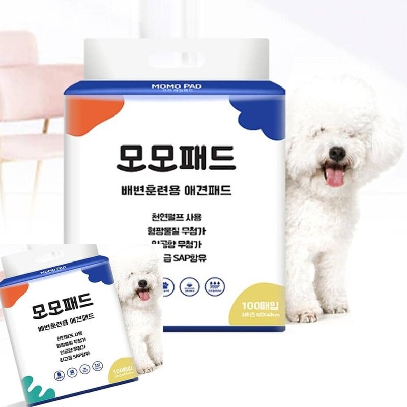 MF04 절약형 패드 100매 레몬향 애견패드 강아지용변패드 애견용변패드