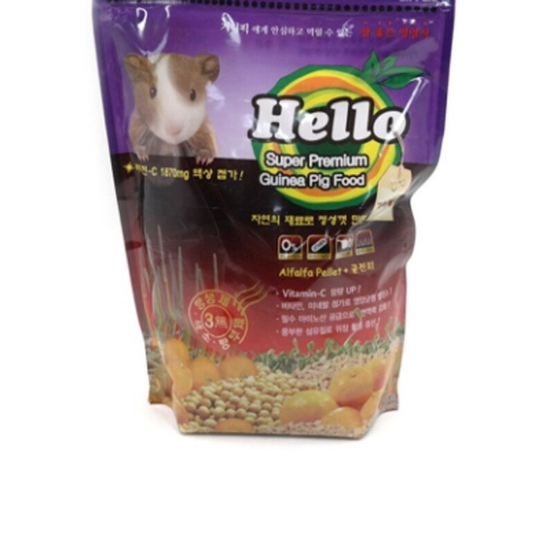 HOSI 기니피그 사료 1.1KG 기니피그간식 토끼사료 기니피그먹이