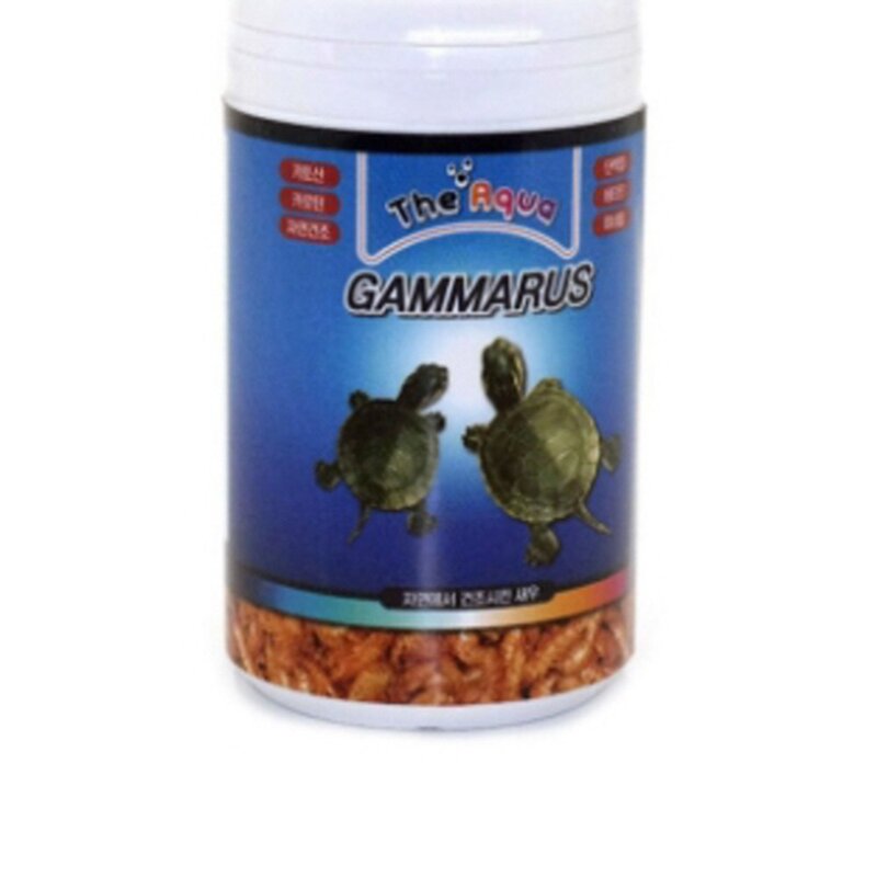 HOSI 감마루스 거북이사료 건조새우 25G 애완거북이 새우사료 거북이키우기