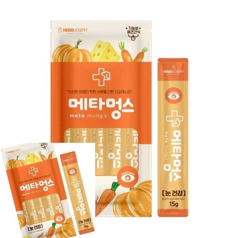 MF04 메타멍스 15GX5P 눈건강 강아지습식사료 부드러운간식 노령견간식