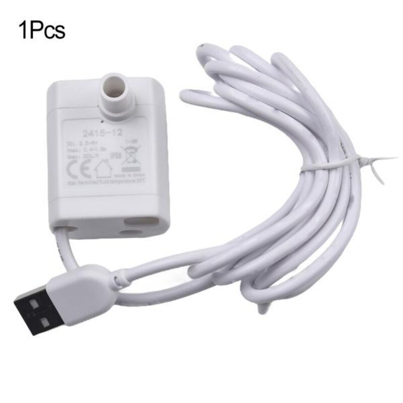 수중 모터 USB 펌프 물 기능 수족관 물고기 탱크용 정원 다기능, 1) A, 없음
