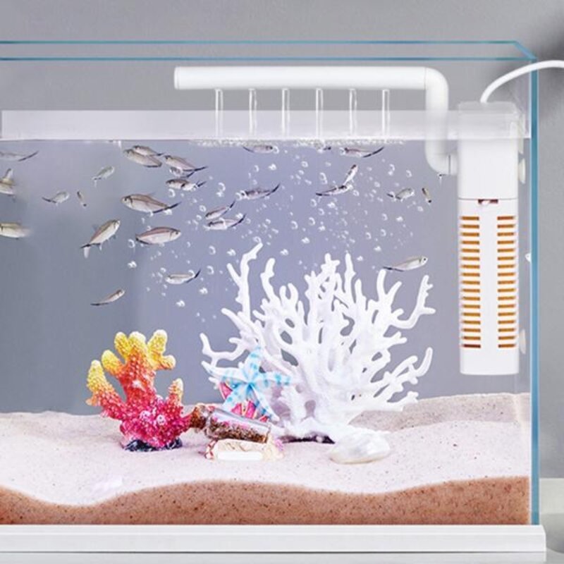 수중 모터 수족관 내부 필터 내장 순환 펌프 어항 조용한 USB 용품, 1) 1PCSsubmersible pump, 없음