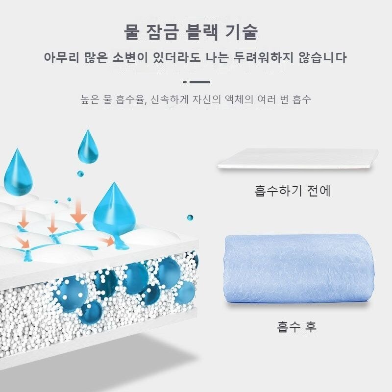 접착 유도 흡수 매트 종이 강아지 두꺼운 탈취 반려동물 표적 훈련 배, 표적심뇨패드L(60x60) 25정