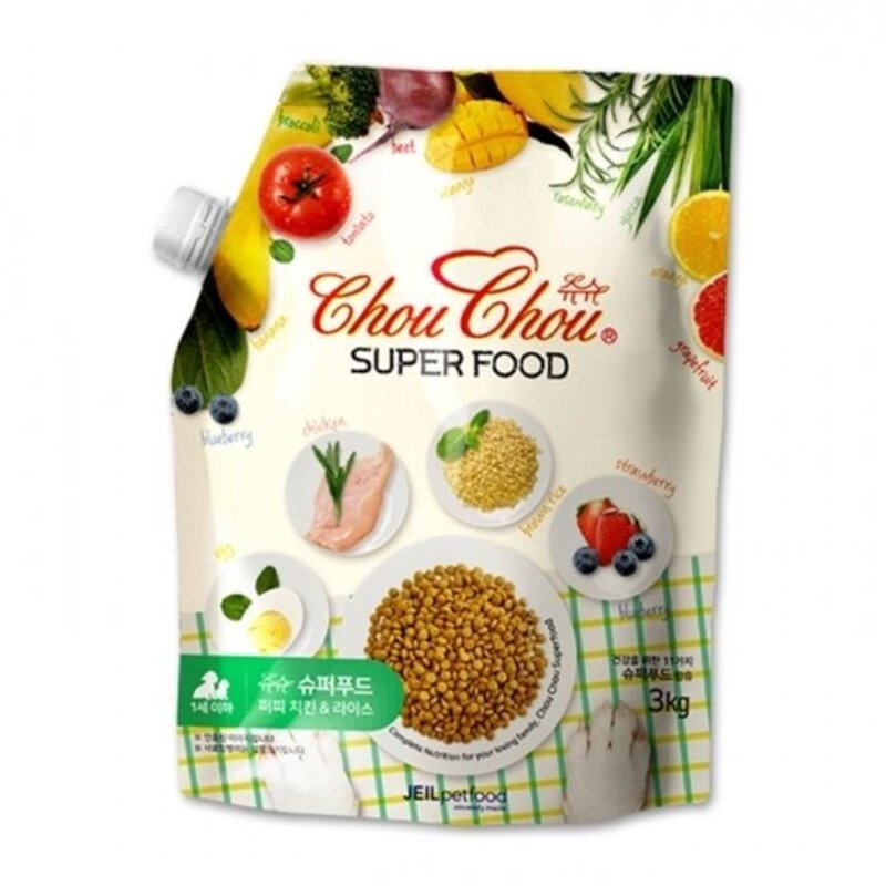 강아지사료 피부개선 장건강 슈슈 슈퍼푸드 퍼피1.5kg ksj*93035gp, 본상품선택