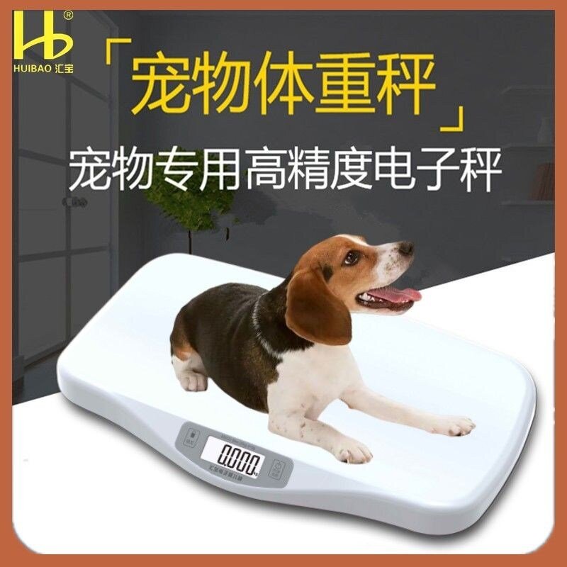 대형견 몸무게 측정기 동물 병원 강아지 체중계 저울, 배터리, 화이트