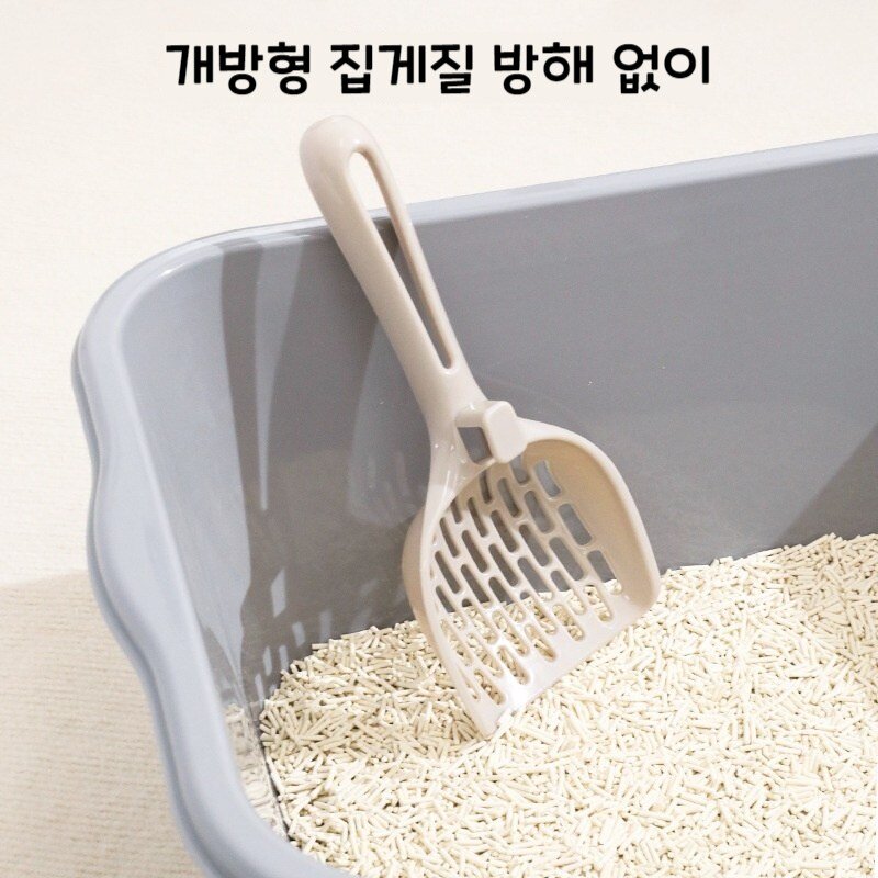 JUIMIMI 대형 고양이 화장실 개방식 화장실, 노란색