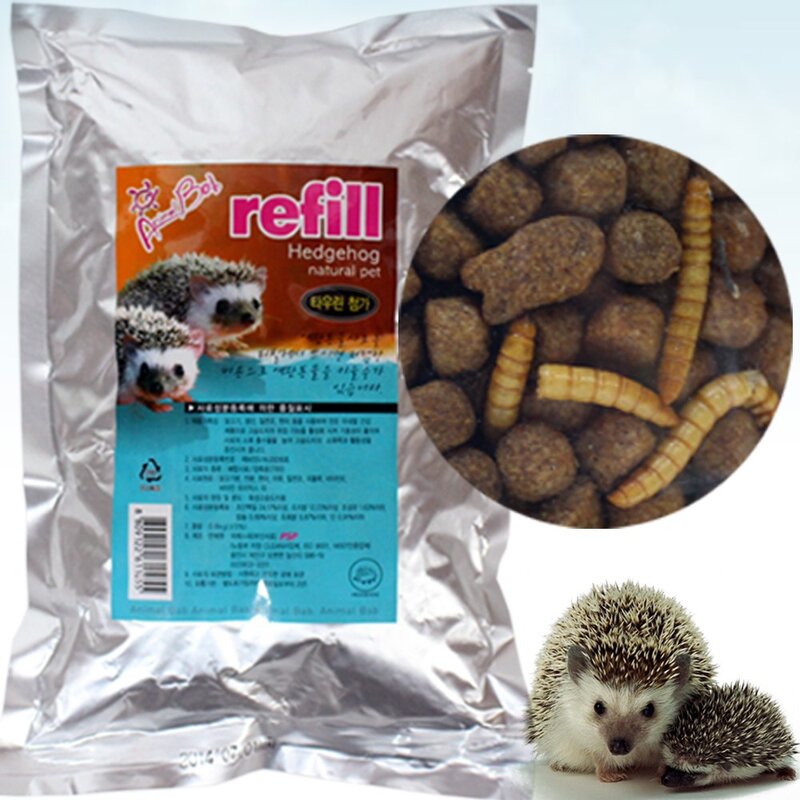 애니멀밥 고슴도치 사료 리필, 600g, 3개