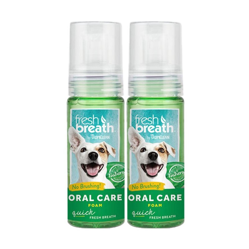 트로피크린 후레쉬민트 강아지 거품치약 가글용 4.5oz/127ml 구강관리 바르는치약, 1개, 127ml