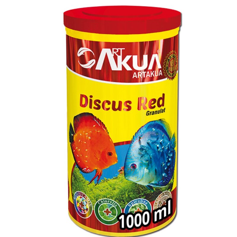 아트아쿠아 디스커스 레드 열대어 비트 사료, 250ml, 1개