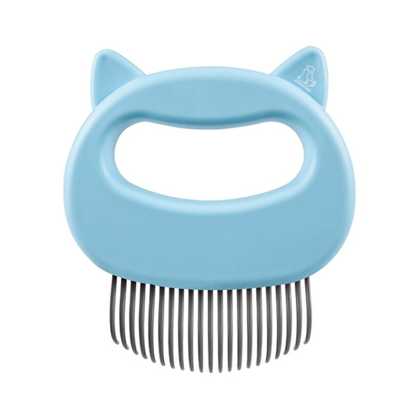 강아지빗 고양이빗 브러쉬 솔 죽은 털제거 미용용품, 러블리 핑크, 1개
