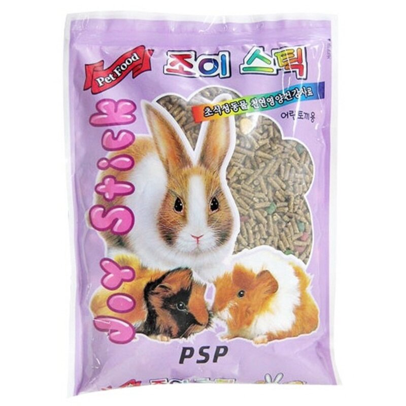 조이스틱 어린토끼사료 천연영양사료 기니피그사료, 1개, 670g