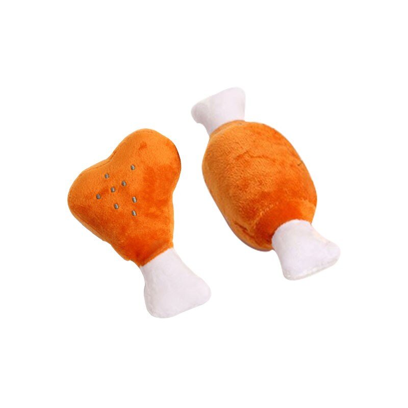 세이코코아 강아지 바비큐 봉제 장난감 4개세트, 혼합색상, 1세트