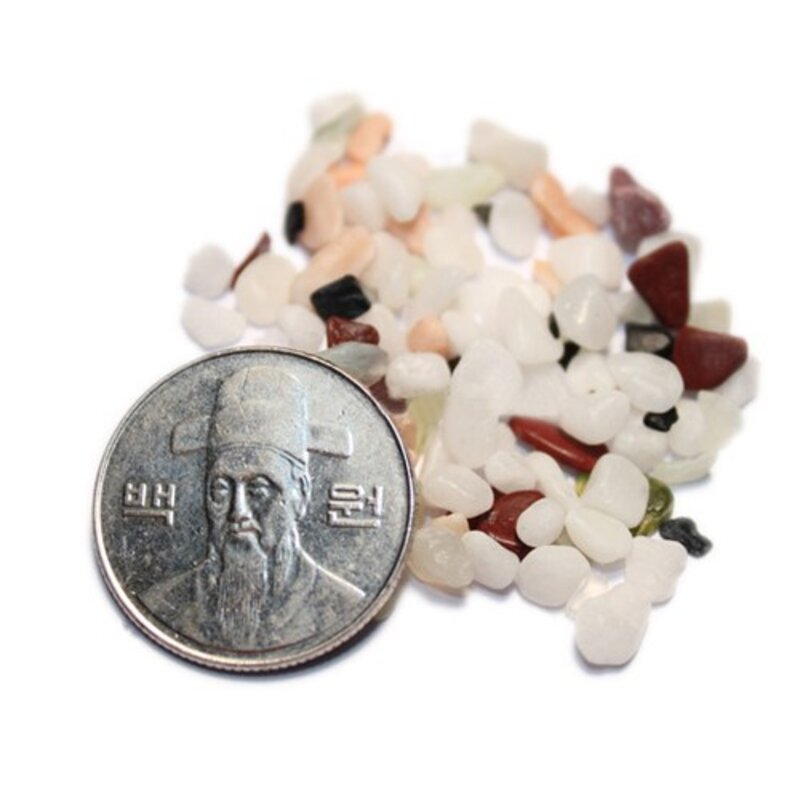 오색사 3~5mm 1포/어항 바닥재, 1포, 약3.5kg, 1개