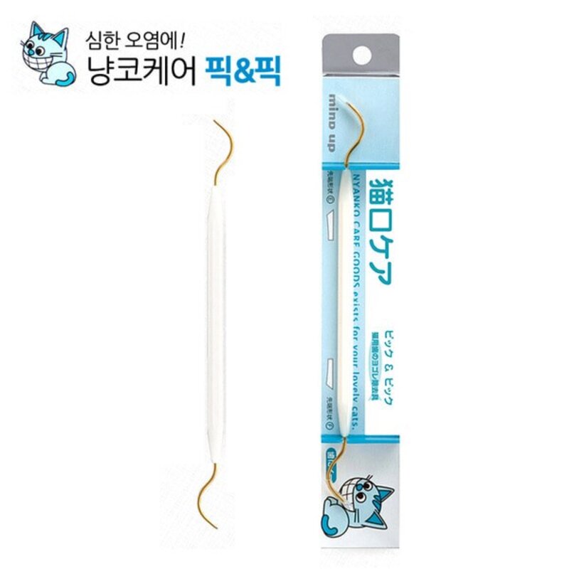 [AJZ_7984722] 냥코 케어(픽픽) 고양이양치 양치칫솔 애묘칫솔 양치 칫솔양치, 1개