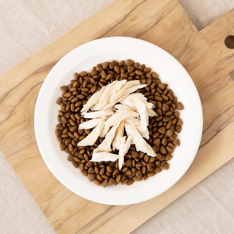 듀먼 전연령용 토핑 통살구이 강아지 생식 사료, 닭, 100g, 6개