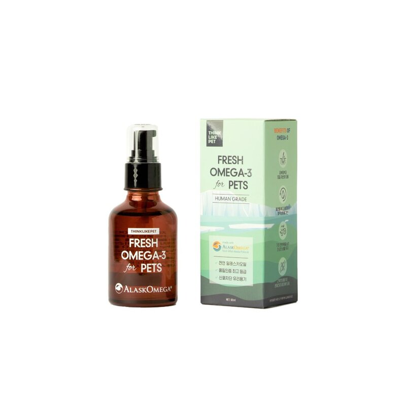 씽크라이크펫 반려동물 알래스카 프레시 영양제 50ml, 오메가3, 1개, 눈물개선/눈건강