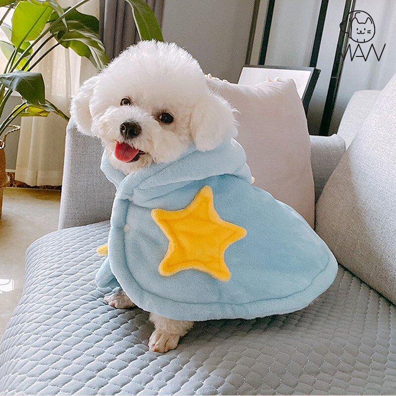 마브펫 가운 겸용 강아지 담요 이불, 1개