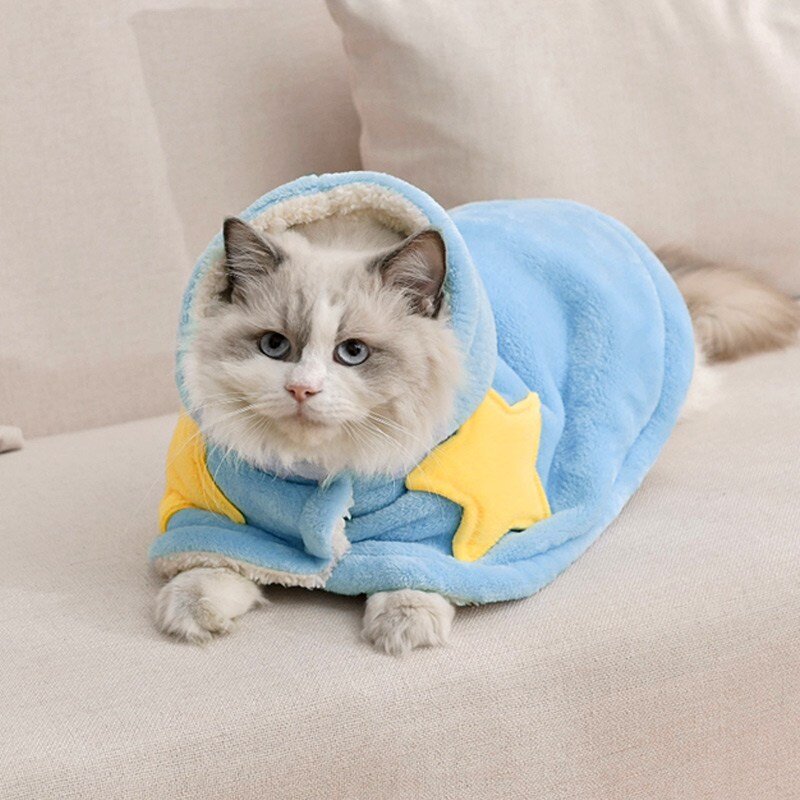 마브펫 가운 겸용 강아지 담요 이불, 1개