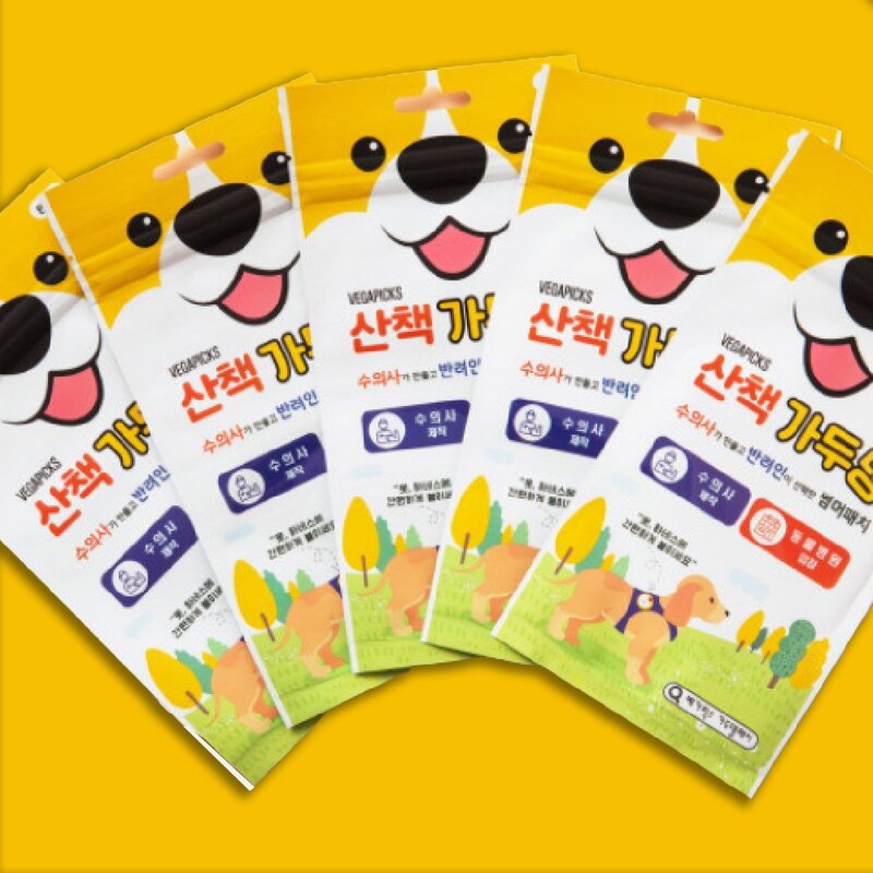 전문가 만든 강아지 산책용 해충 모기패치 8p x 3개 / 보호 퇴치 방지 펫
