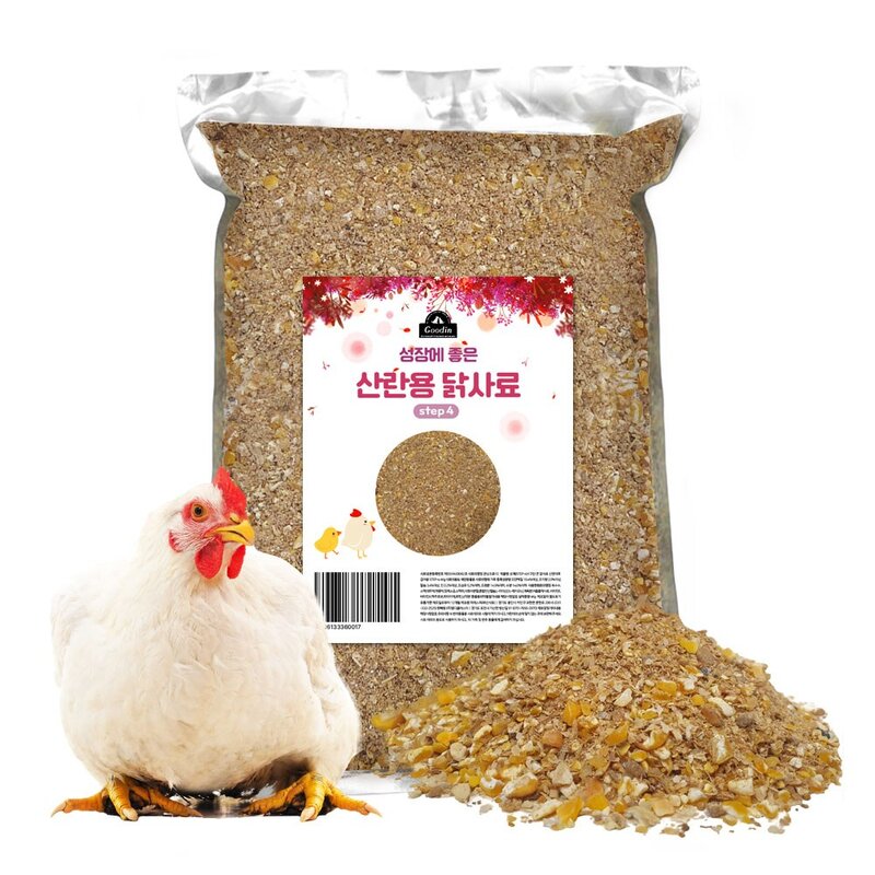 구딘 큰 닭 사료 산란이후 급여용 STEP 4, 1.5kg, 1개