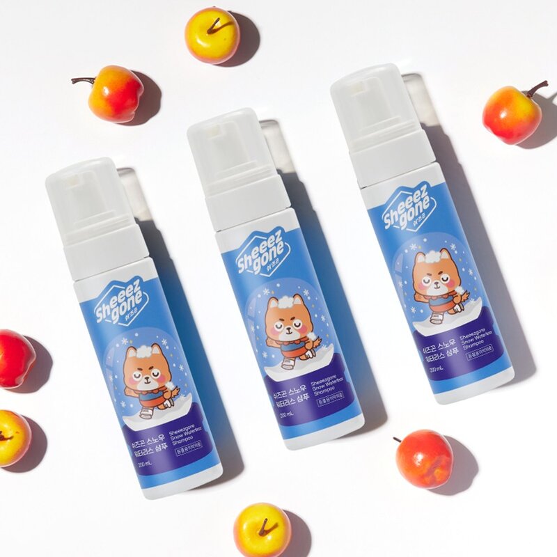 쉬즈곤 스노우 워터리스 반려동물 샴푸, 1개, 200ml