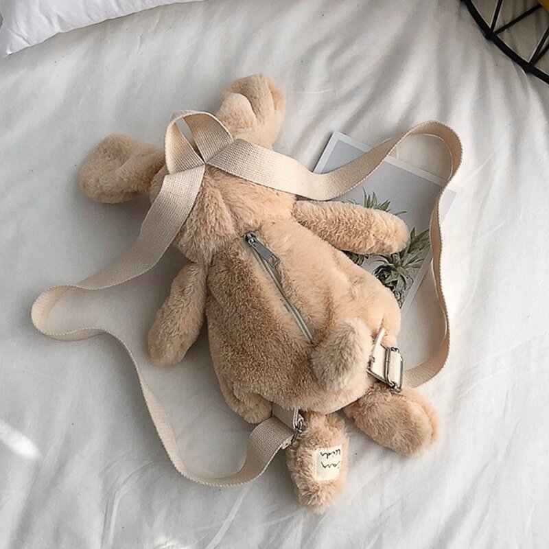 에밋 복실강아지 인형백팩