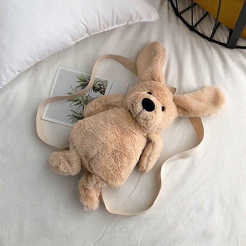 에밋 복실강아지 인형백팩
