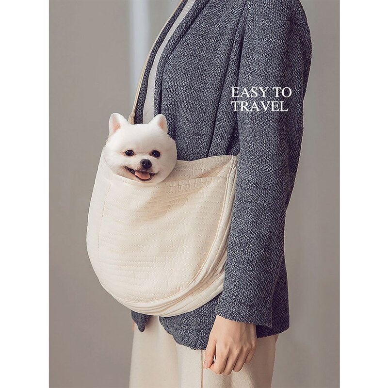 마이바우 포근 포대기 슬링백 반려동물가방, 1개