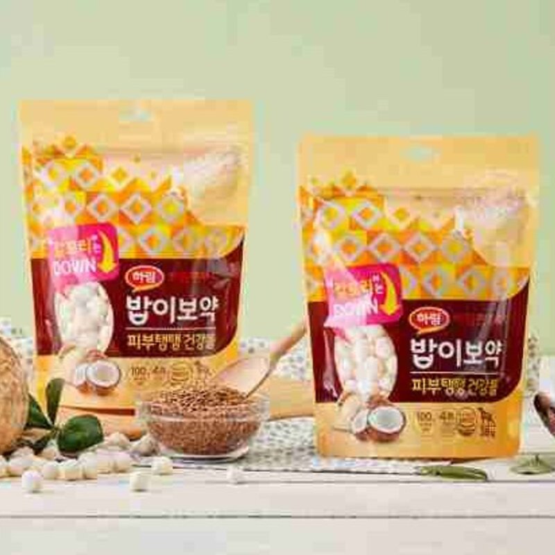 하림펫푸드 밥이보약 피부탱탱 건강볼, 현미, 38g, 3개