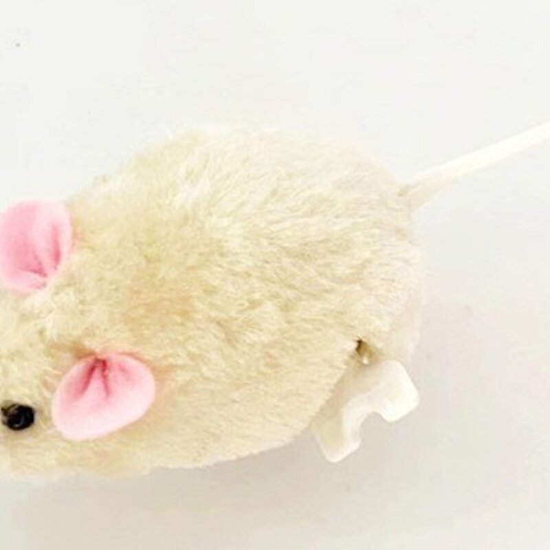 티티펫 고양이 움직이는 미니 태엽쥐 장난감 3종 세트, 혼합색상, 1세트