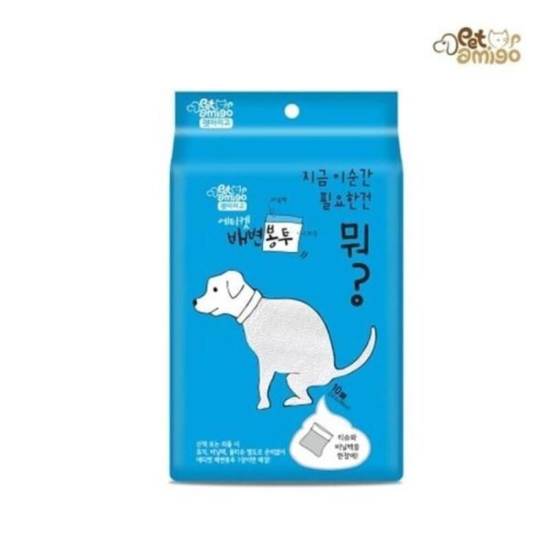 펫아미고 반려견 산책 펫티켓 배변봉투 10매, 1팩
