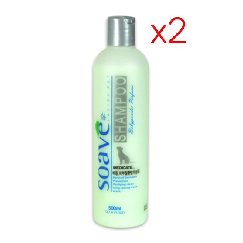 엘앤비 강아지 애견 비듬 피부질환 방지 샴푸 500ml 2개, 1팩, 1000ml