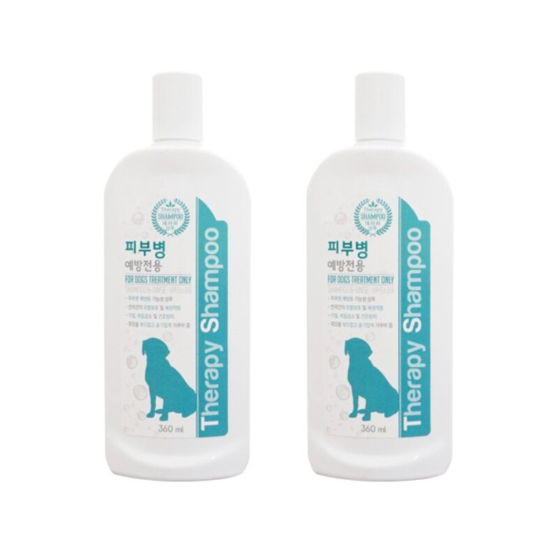 예삐 반려견 테라피 샴푸 피부병예방, 360ml, 2개
