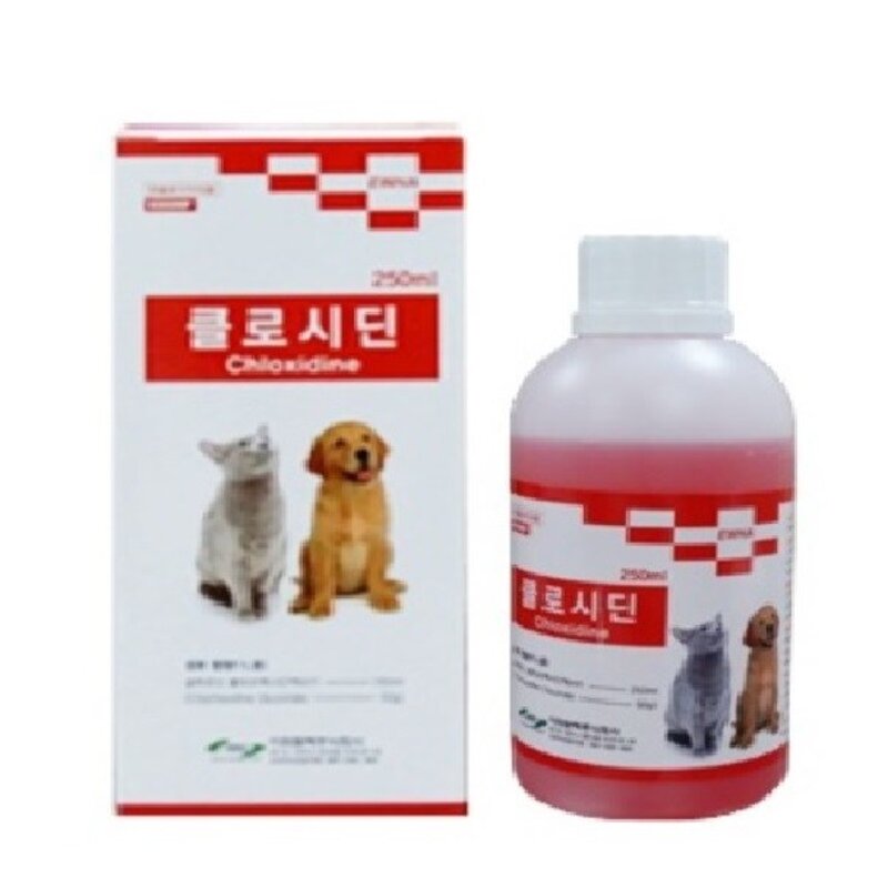 클로시딘 250ml 강아지 고양이 소독약, 1개