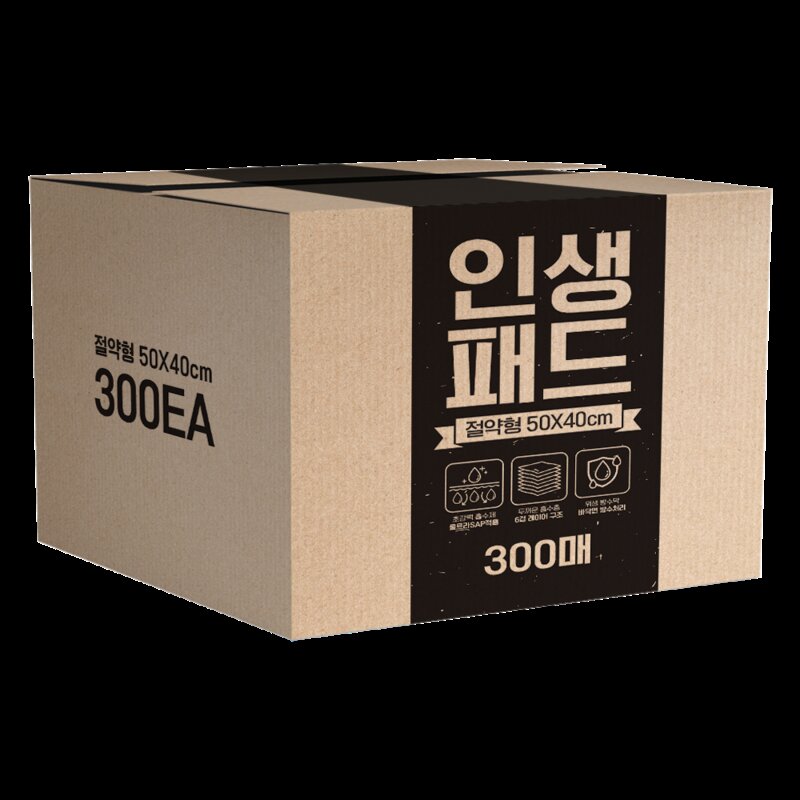 인생패드 반려동물 배변패드 대형 50g, 1개입, 120개