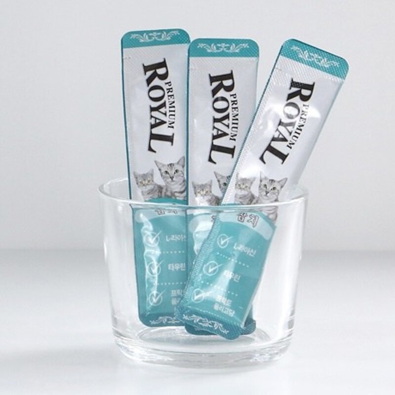 어드밴스 로얄 스틱 짜먹는 고양이 간식 츄르, 가리비 x 10g X 50P, 50개, 10g