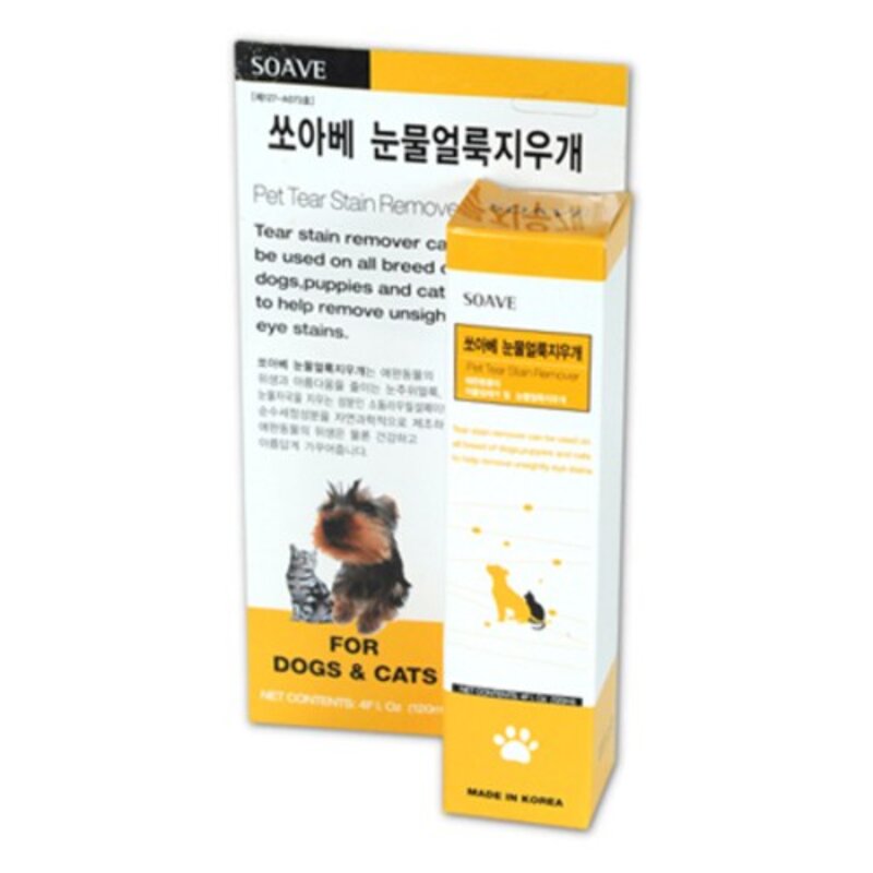 국산 고양이눈물자국제거제 눈가 흔적 얼룩 세정제, 1개