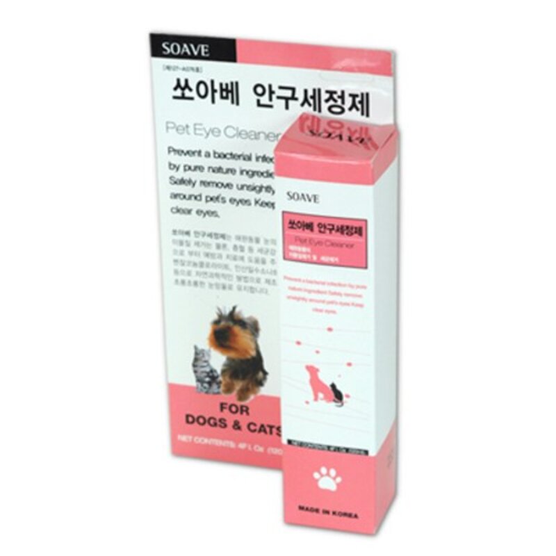 국산 고양이눈물자국제거제 눈가 흔적 얼룩 세정제, 1개