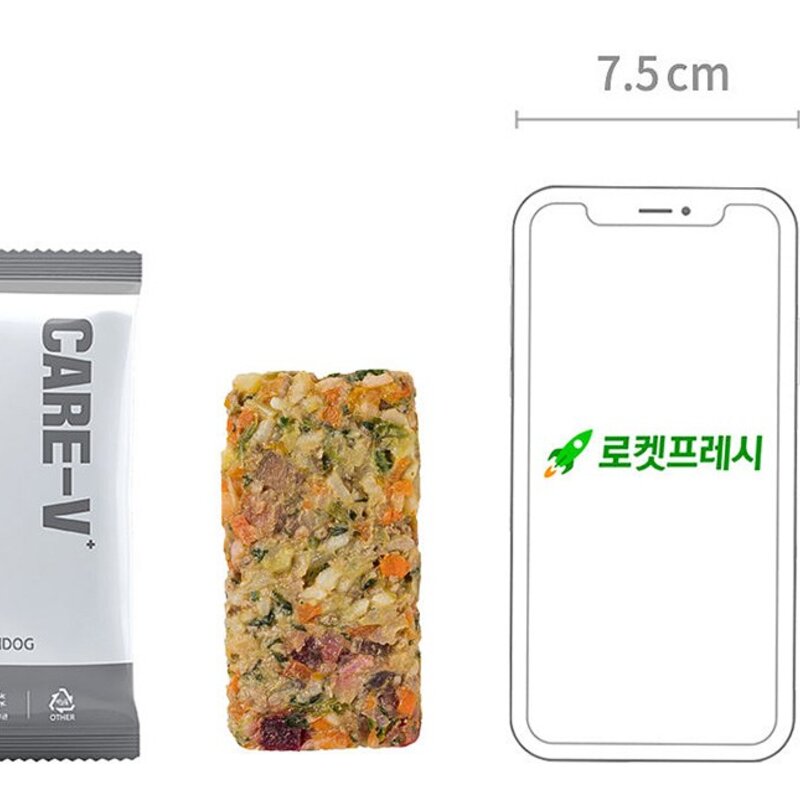 하이독 생후 3개월령 이상 케어브이 다베트 강아지 냉동 화식사료, 오리, 50g, 20개