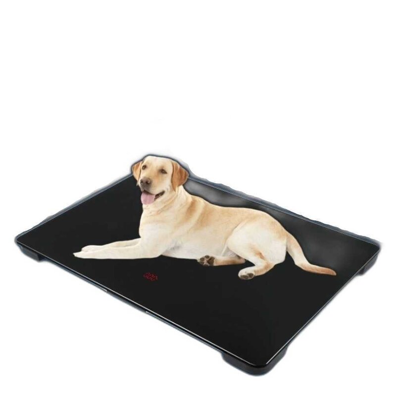 강아지 체중계 몸무게 측정 전자 펫샵 애완견, 블랙(80x50CM) -100KG, 1개