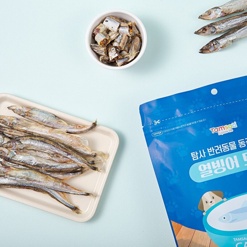 탐사 반려동물 동결건조 간식, 열빙어 트릿, 100g, 1개