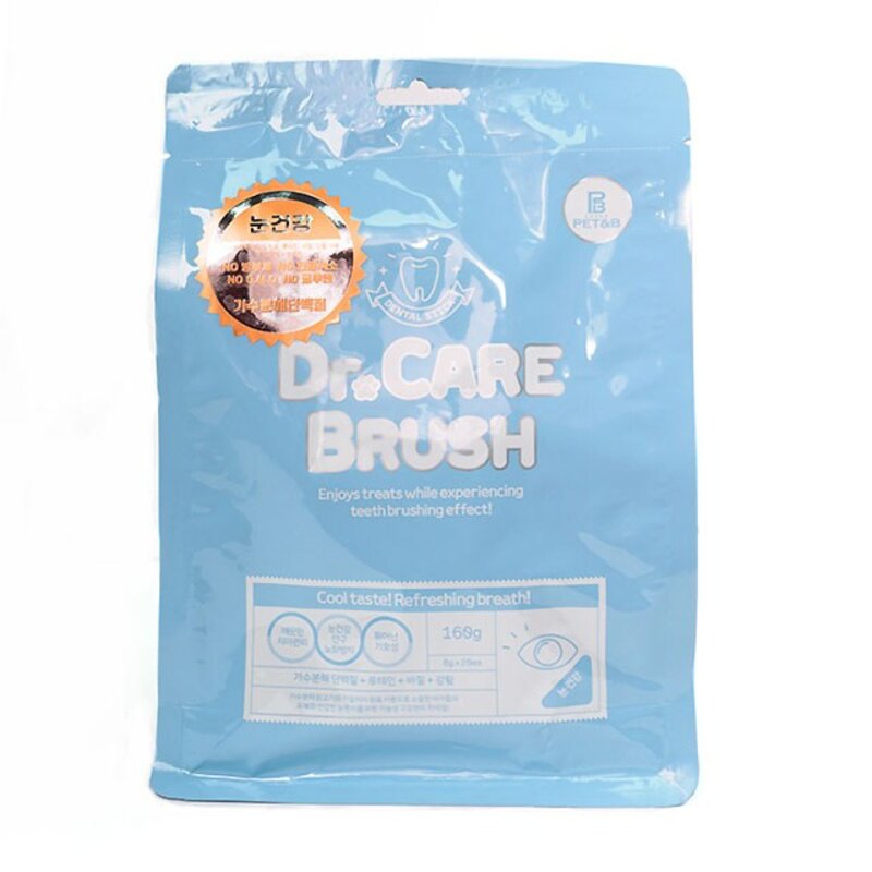 닥터케이브러쉬 닥터케어브러쉬 20p+5p 가수분해 치석제거껌 개껌, 8g, 25개
