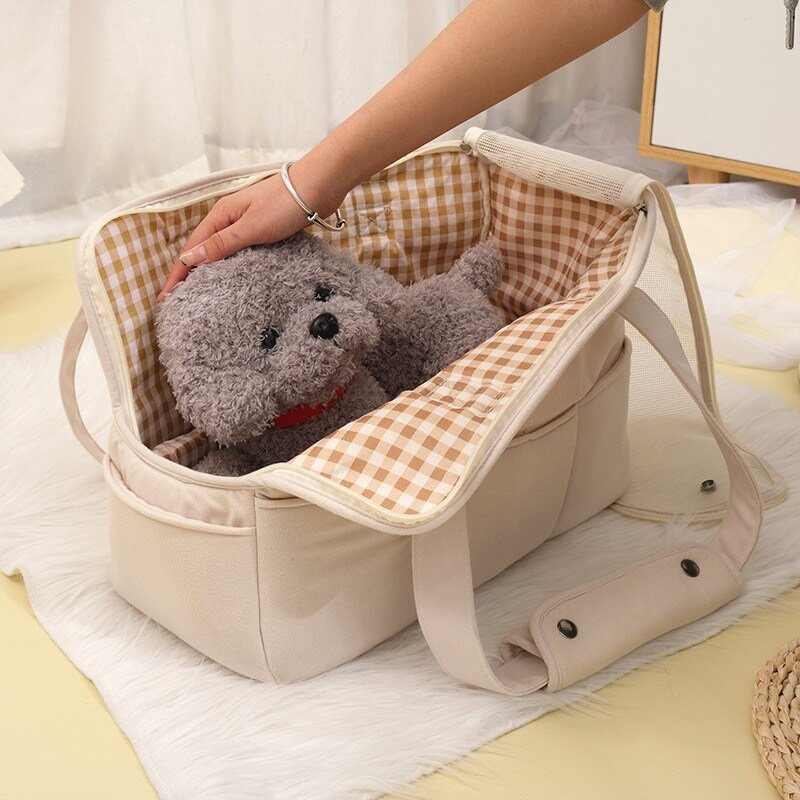 FONOW 애완 동물슬링백 강아지 고양이 이동 숄더 크로스백 아웃도어 간편 애견백